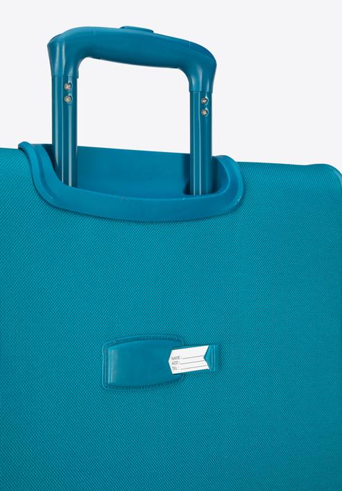 Large soft shell suitcase, turquoise, 56-3S-653-9, Photo 10