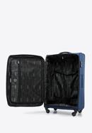 Large soft shell suitcase, navy blue, 56-3S-853-90, Photo 5