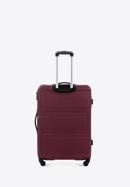Duża walizka z ABS-u tłoczona, bordowy, 56-3A-633-35, Zdjęcie 3