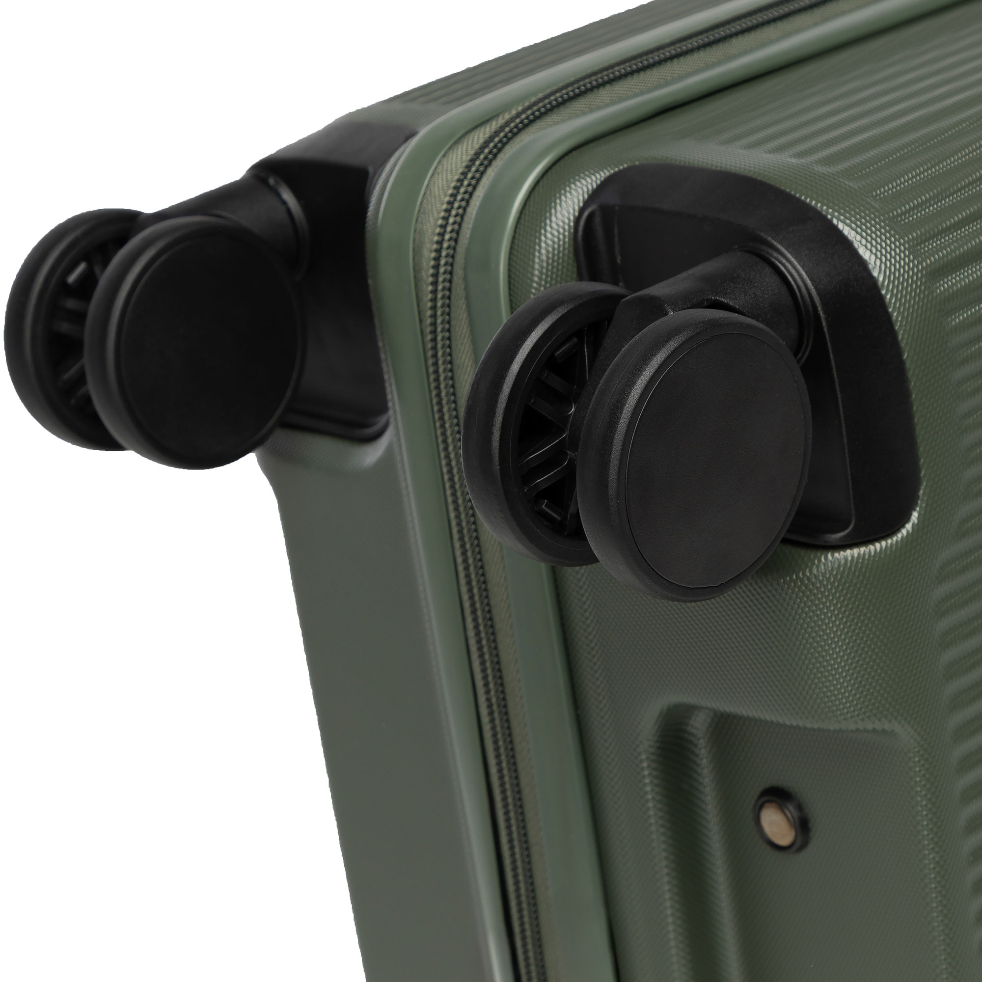 Veľký kufor z ABS s jemnými khaki pruhmi 56-3A-603-85, Vyberte variant khaki
