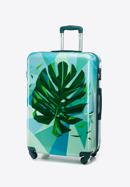Duża walizka z ABS-u z nadrukiem, zielono-niebieski, 56-3A-643-55, Zdjęcie 4