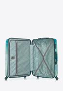 Duża walizka z ABS-u z nadrukiem, zielono-niebieski, 56-3A-643-55, Zdjęcie 5