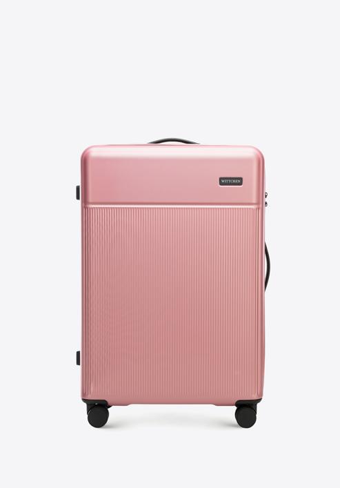 Large suitcase made of ABS material, muted pink, 56-3A-803-95, Photo 1