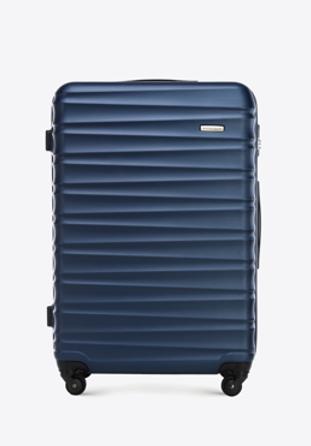 Large suitcase, navy blue, 56-3A-313-91, Photo 1