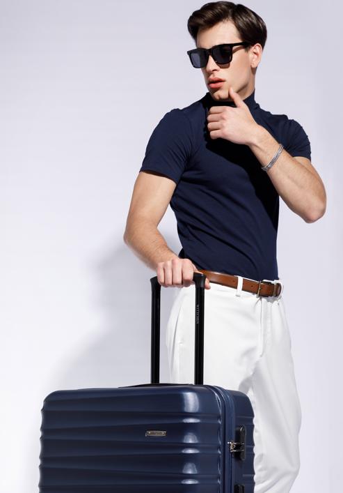 Large suitcase, navy blue, 56-3A-313-35, Photo 16