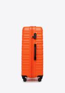 Duża walizka z ABS-u z żebrowaniem, pomarańczowy, 56-3A-313-70, Zdjęcie 2