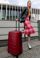Duża walizka z ABS-u żłobiona, czerwony, 56-3A-653-35, Zdjęcie 20
