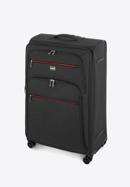 Large suitcase with colourful zipper, graphite, 56-3S-503-91, Photo 4