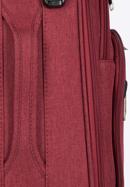 Large suitcase with colourful zipper, burgundy, 56-3S-503-91, Photo 7