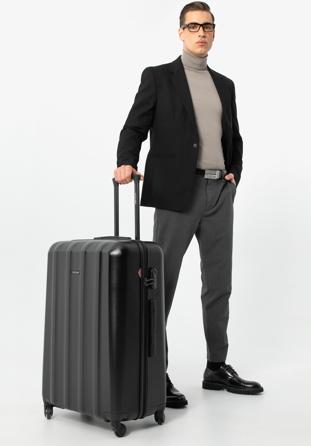 Large suitcase, black, 56-3P-113-10, Photo 1