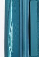Duża walizka z polikarbonu geometryczna, niebieski, 56-3P-123-11, Zdjęcie 11