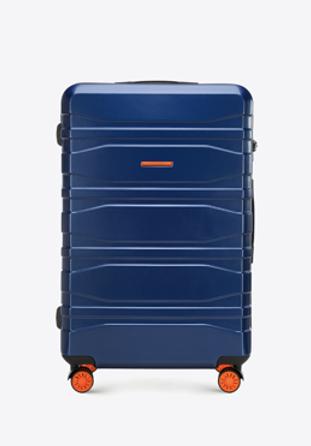Polycarbonate large suitcase, navy blue, 56-3P-703-91, Photo 1