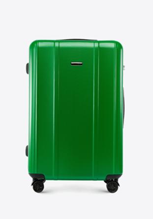 Large polycarbonate suitcase, green, 56-3P-713-85, Photo 1