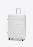Large suitcase with glistening straps, off white, 56-3T-163-10, Photo 4