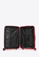 Large suitcase with glistening straps, red, 56-3T-163-95, Photo 5