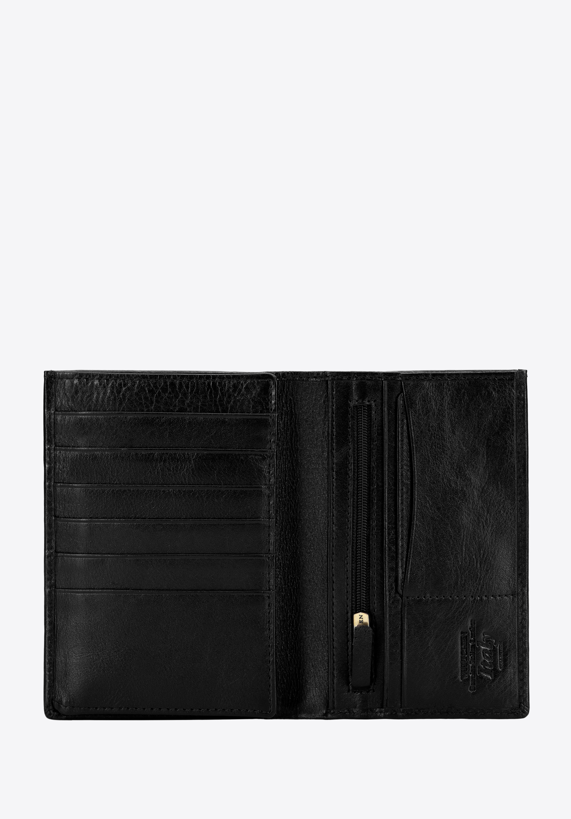 Men's leather wallet, black, 21-1-033-L10, Photo 1
