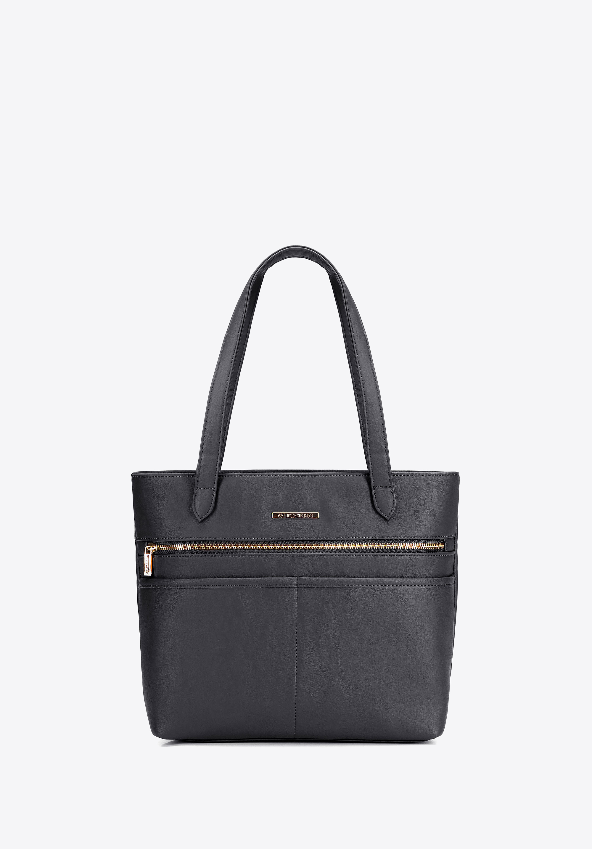 Elegancka damska shopperka miejska, czarny, 102-4Y-012-1, Zdjęcie 1