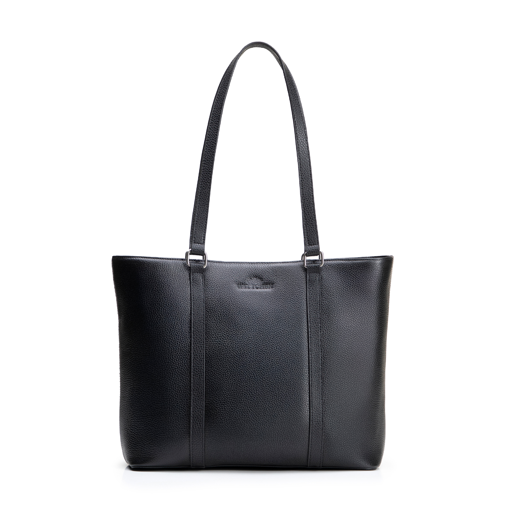 Dámska shopper kabelka z imitácie kože čierna 102-4E-208-1, Vyberte variant čierna