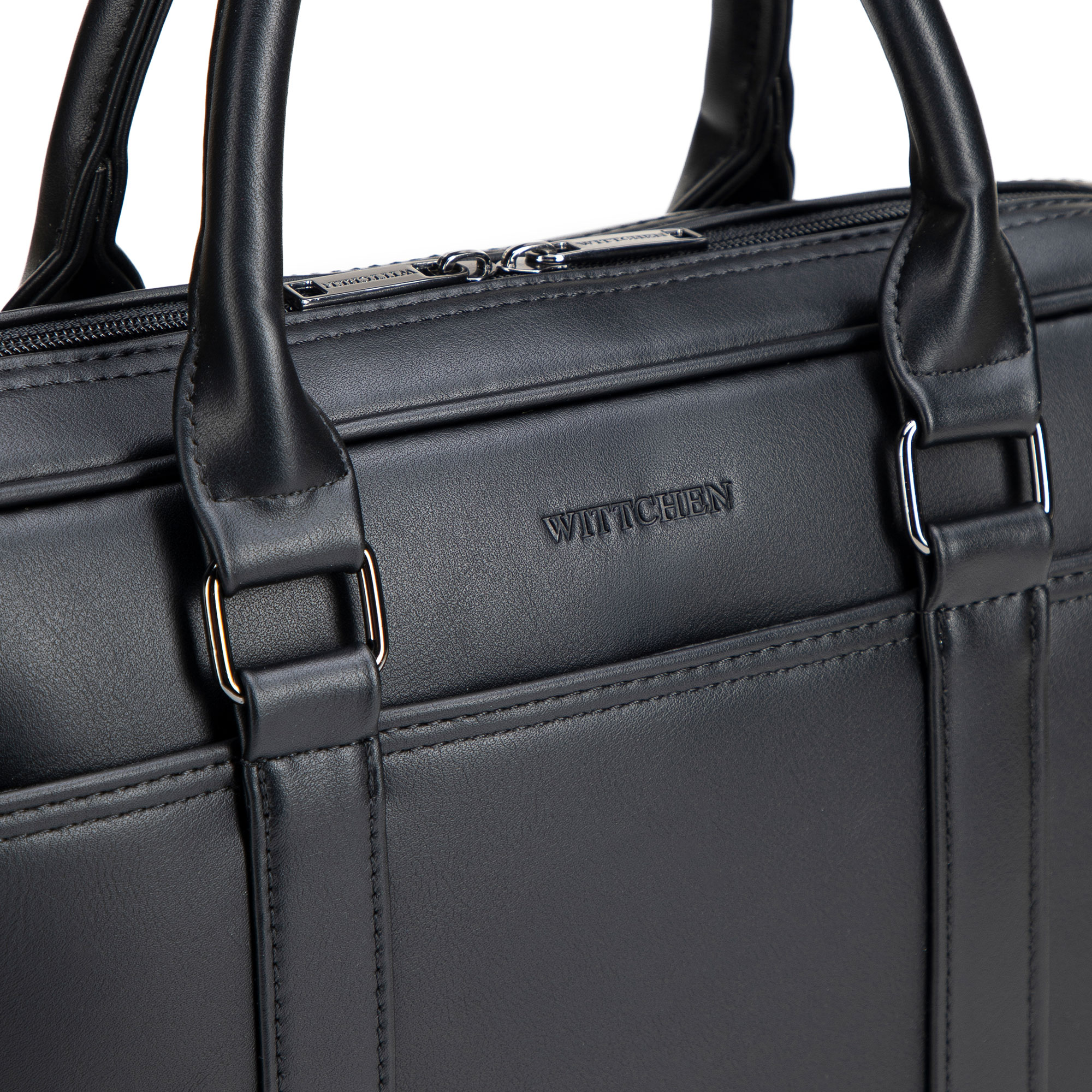 Pánska taška na notebook 15,6" z ekokože čierna 102-3P-911-1, Vyberte variant čierna