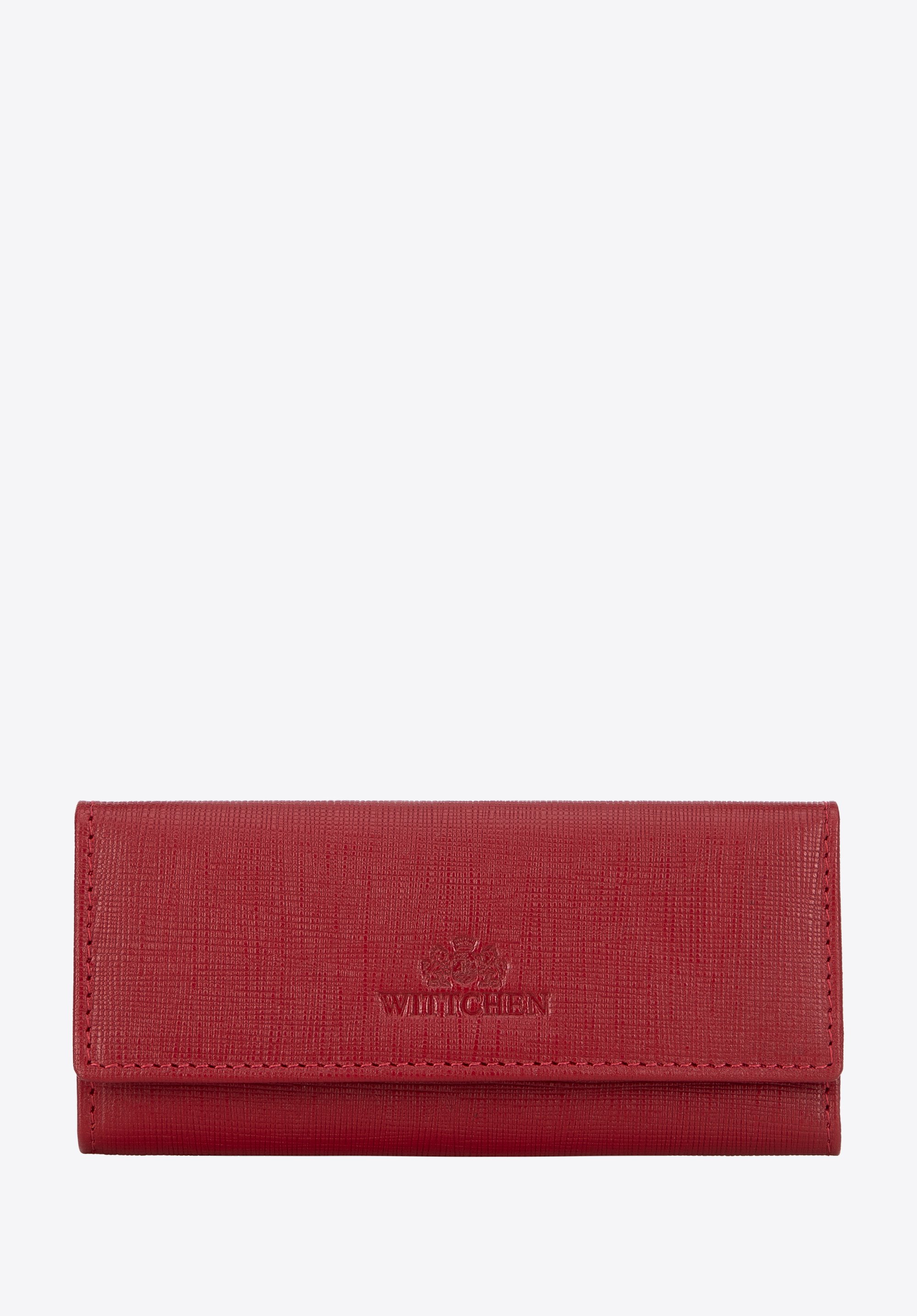 Etui na klucze ze skóry czerwone