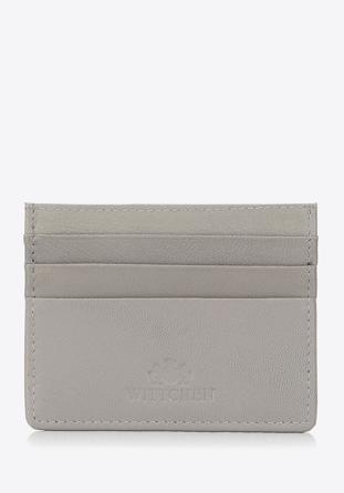 Leather credit card holder, grey, 98-2-002-GG, Photo 1