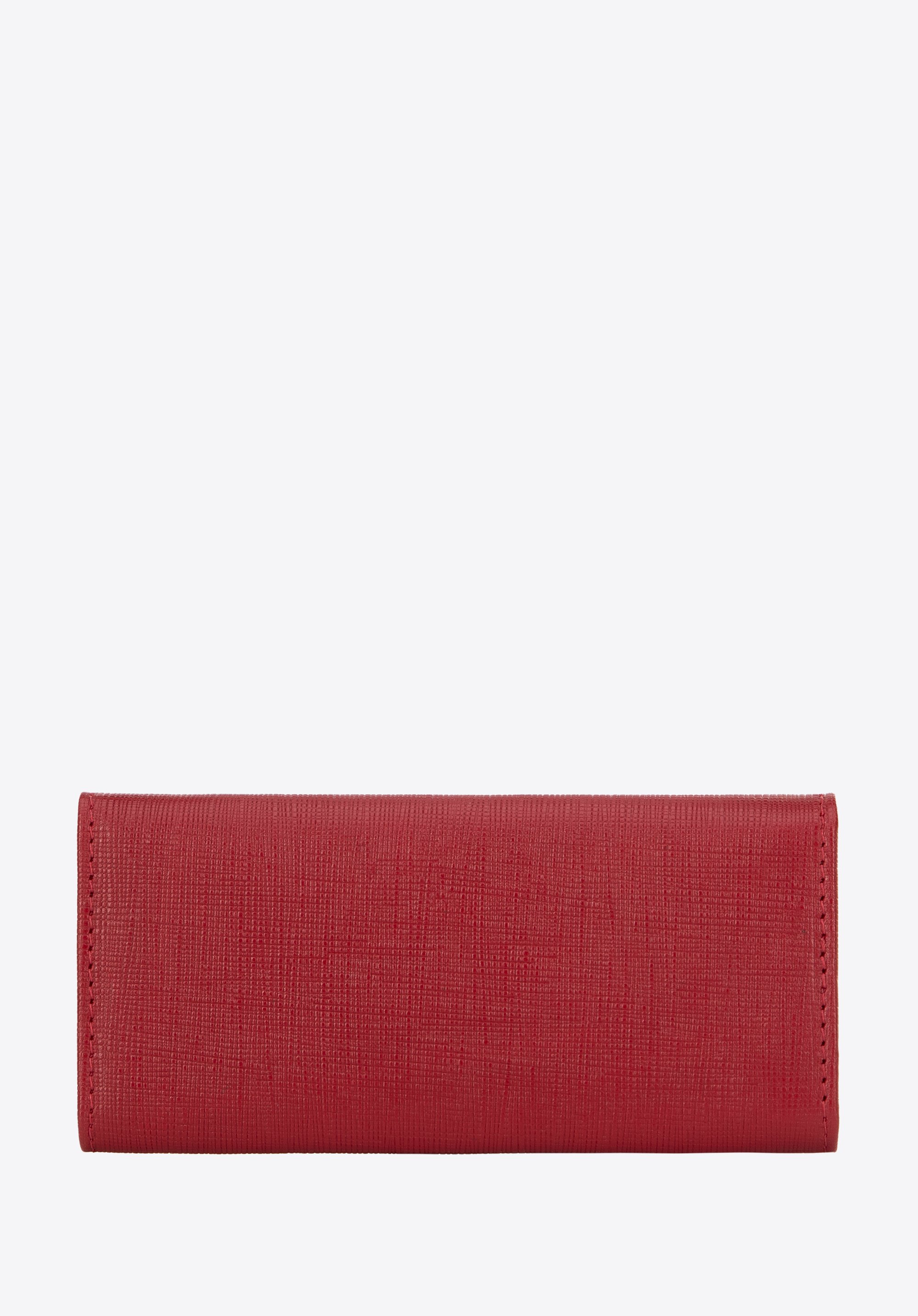 Etui na klucze ze skóry czerwone