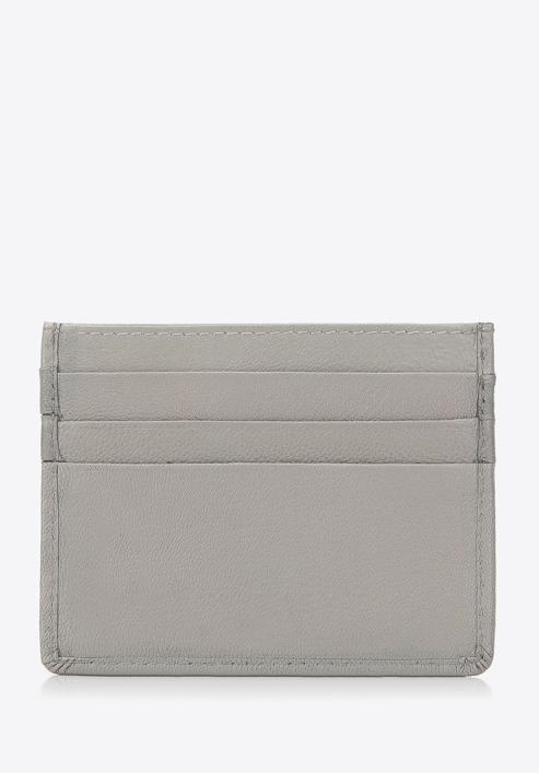 Leather credit card holder, grey, 98-2-002-GG, Photo 3
