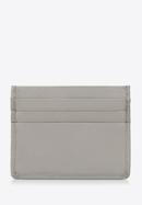 Leather credit card holder, grey, 98-2-002-44, Photo 3