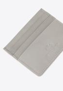 Leather credit card holder, grey, 98-2-002-GG, Photo 4
