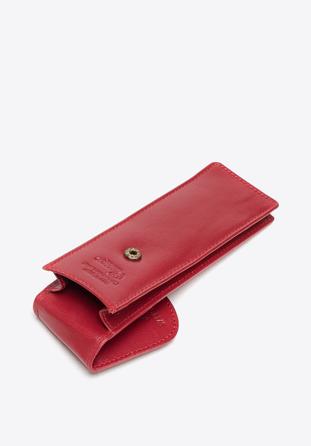 Leather classic pen case, red, 14-2-169-L91, Photo 1
