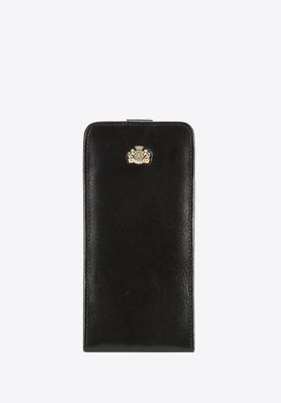 Etui na iPhone 6 Plus skórzane, czarny, 10-2-502-1, Zdjęcie 1