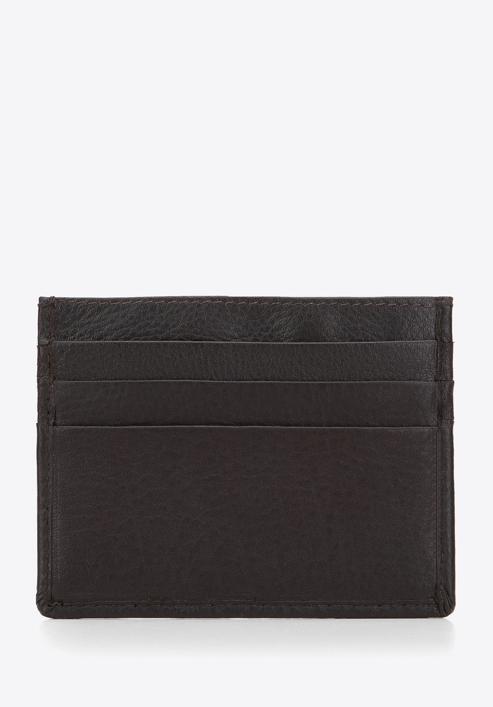 Leather credit card holder, ebony, 98-2-002-B, Photo 3