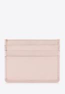 Leather credit card holder, light pink, 98-2-002-B, Photo 3