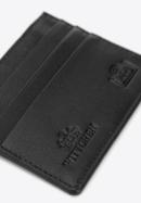 Etui na karty kredytowe skórzane klasyczne, czarny, 98-2-002-BB, Zdjęcie 4