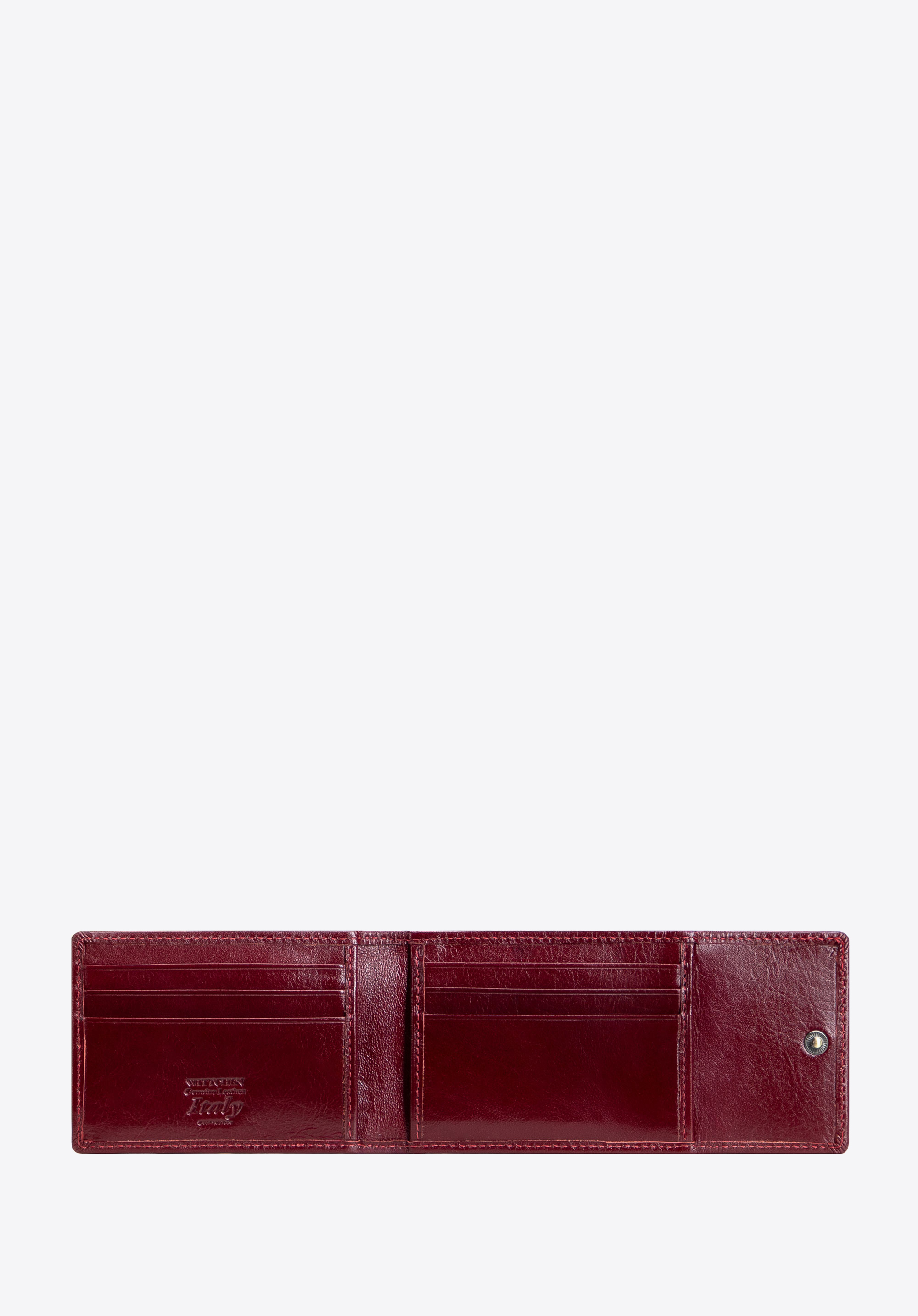 Fold-out leather credit card case, burgundy, 21-2-011-L30, Photo 1
