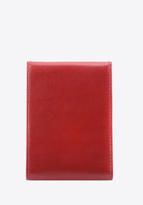 Etui na karty skórzane z herbem rozkładane, czerwony, 10-2-011-4, Zdjęcie 4