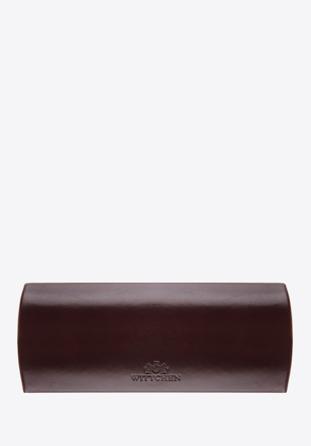 Glasses case, dark brown, 21-2-164-4, Photo 1