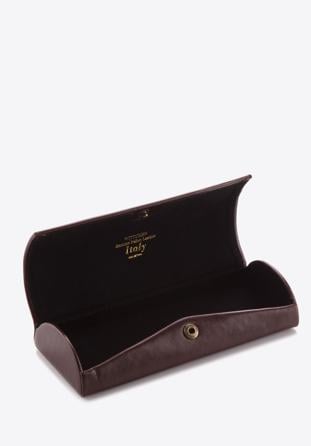 Glasses case, dark brown, 21-2-164-4, Photo 1