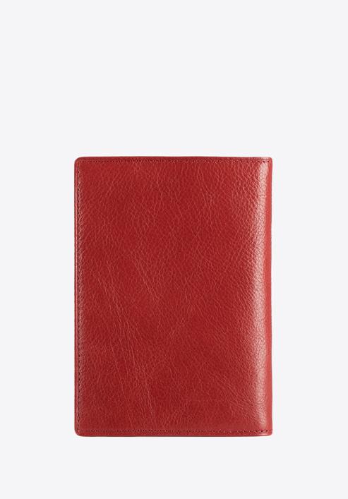 Etui na paszport skórzane proste, czerwony, 21-5-128-3, Zdjęcie 4