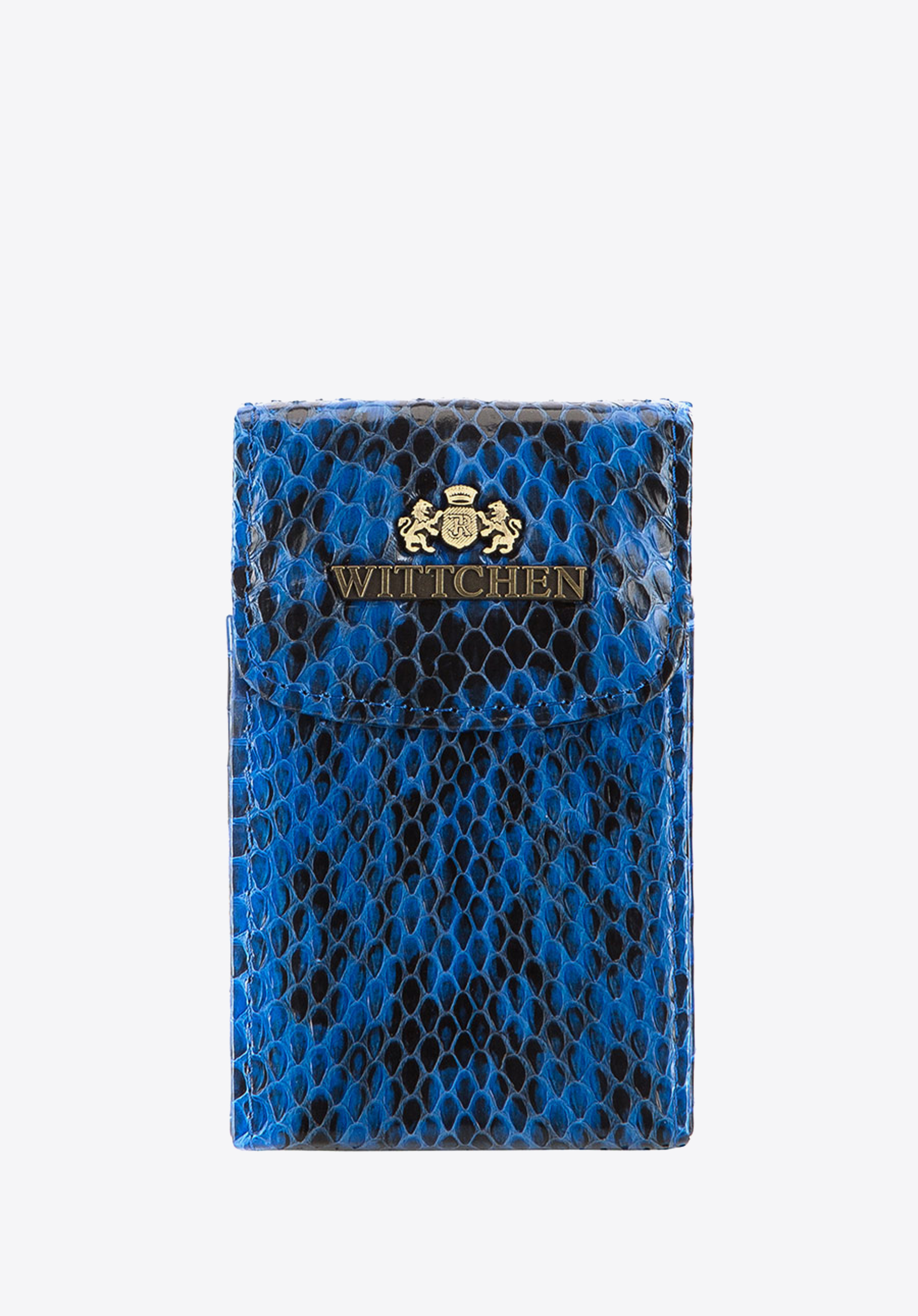 Etui na wizytówki, niebiesko-czarny, 19-2-151-NN, Zdjęcie 1