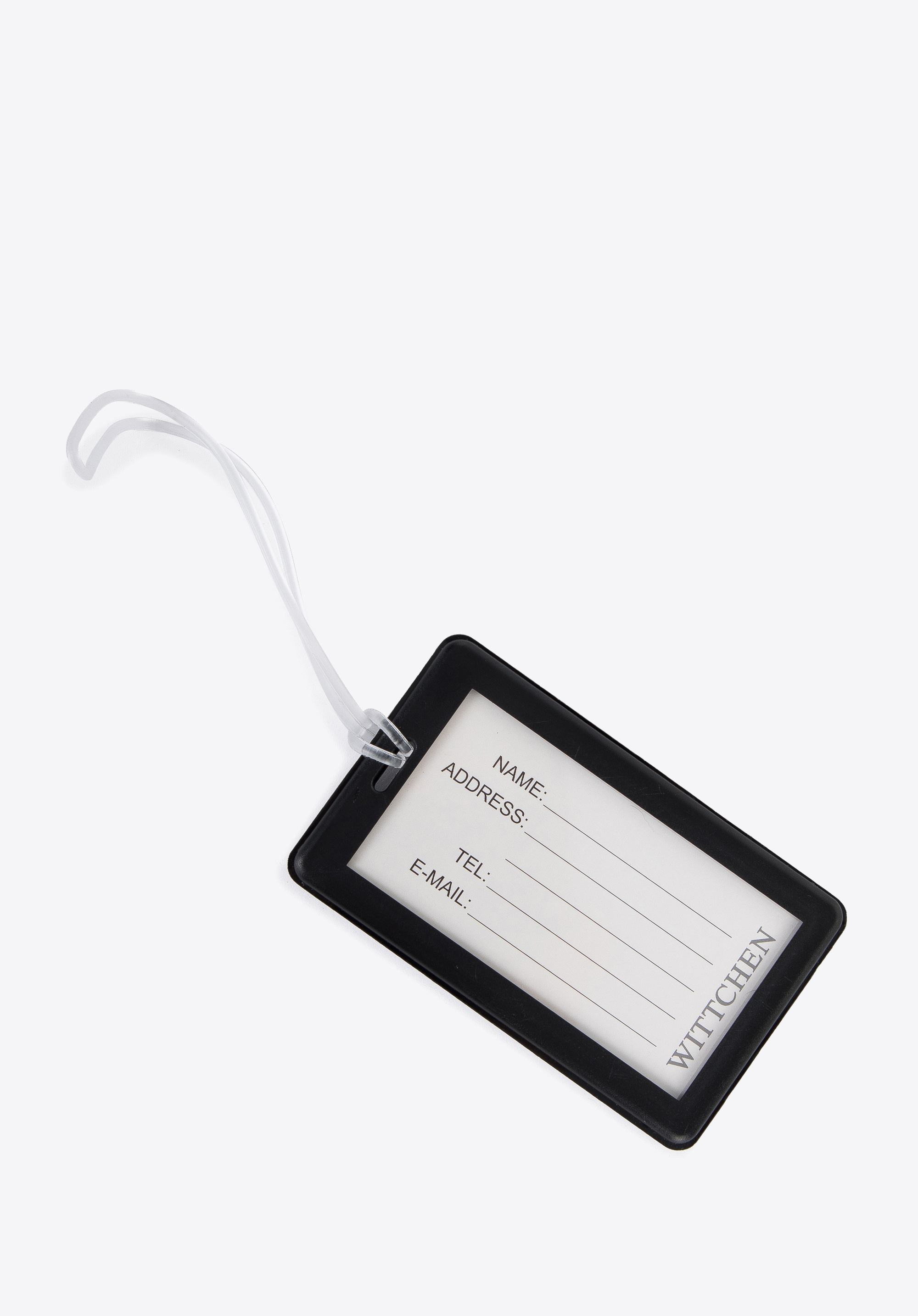 Luggage tag, blue-black, 56-30-008-91, Photo 1