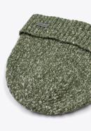 Men's ribbed winter hat, green-white, 97-HF-009-Z, Photo 2