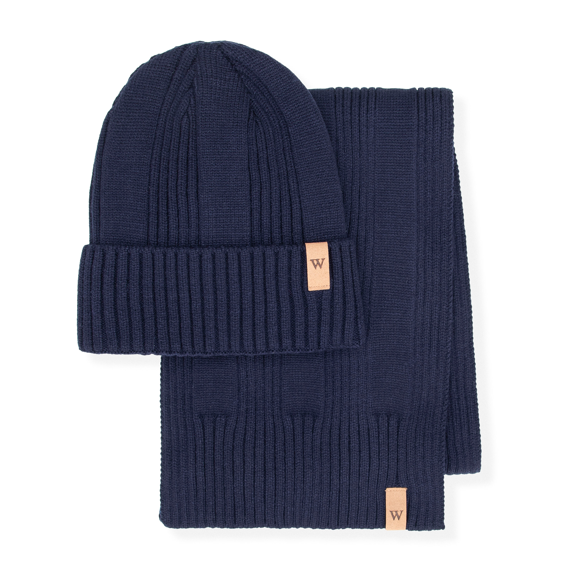 Zimný komplet čiapky a šálu z viskózy – univerzálny a elegantný 101-SF-008-N