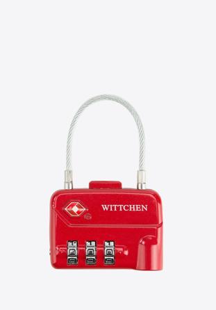 Combination lock, red, 56-30-024-30, Photo 1