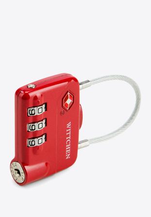 Combination lock, red, 56-30-024-30, Photo 1