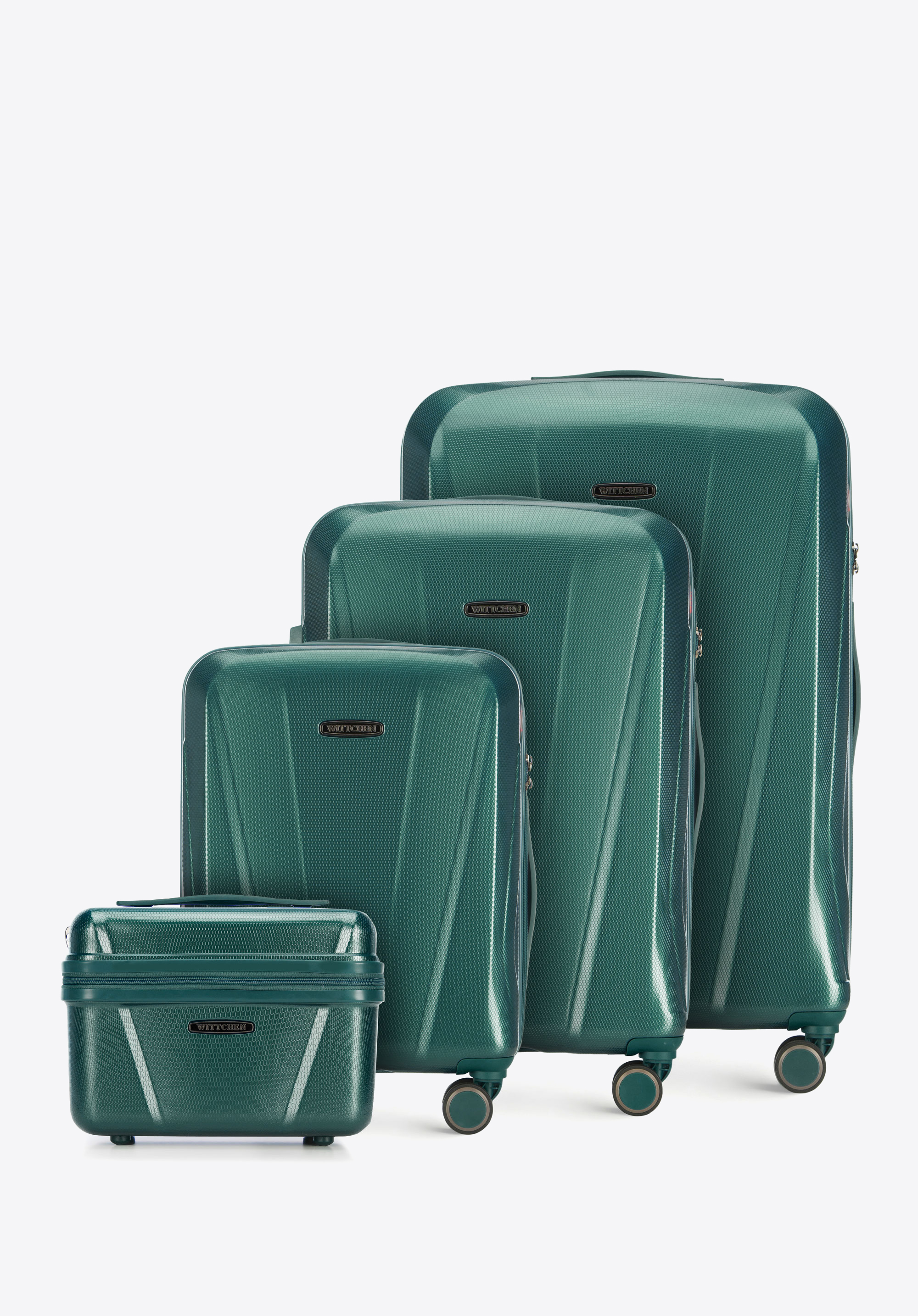 Attachable best sale luggage sets