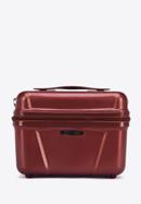 Luggage set with geometric design, burgundy, 56-3P-12K-11, Photo 13