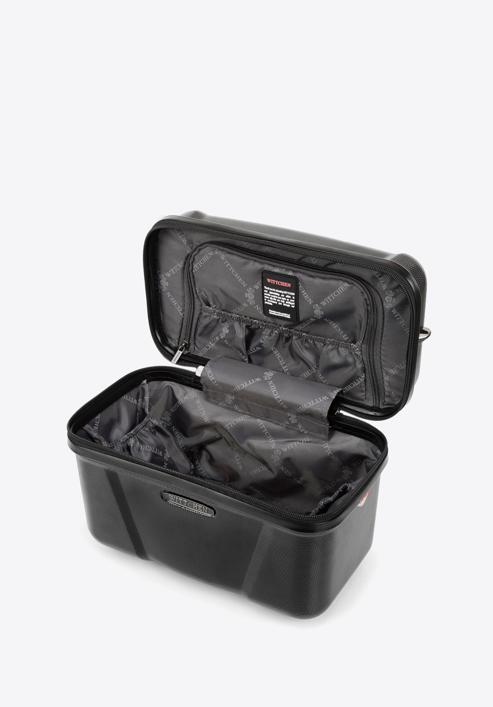 Luggage set with geometric design, black, 56-3P-12K-11, Photo 15