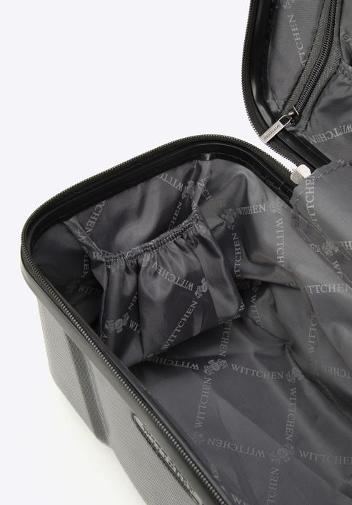 Luggage set with geometric design, black, 56-3P-12K-11, Photo 19