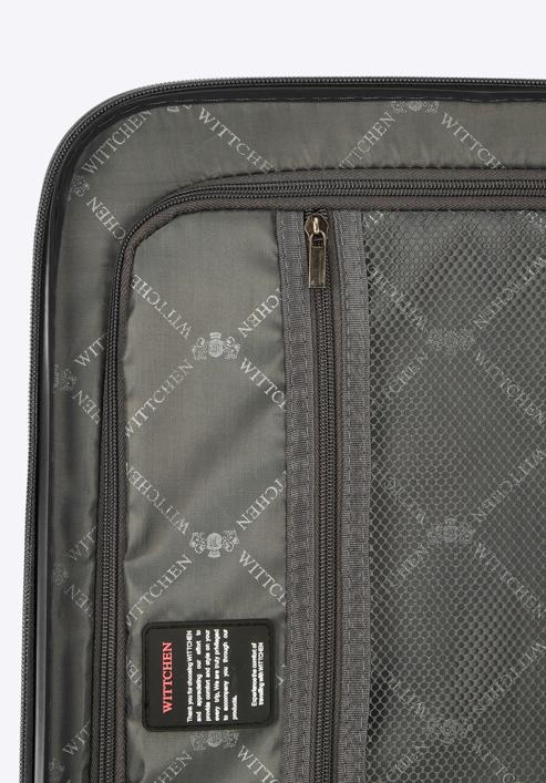 Luggage set with geometric design, black, 56-3P-12K-11, Photo 9